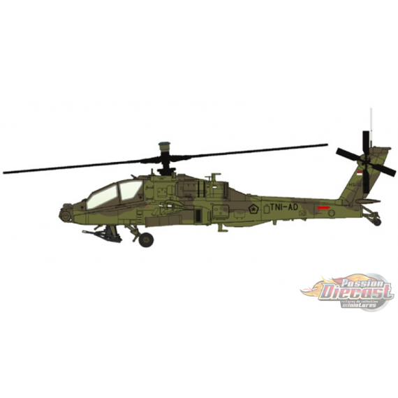 (Preorder) Hughes AH-64E Apache Guardian / Indonesian Army, Indonésie / Hobby Master 1:72  HH1222