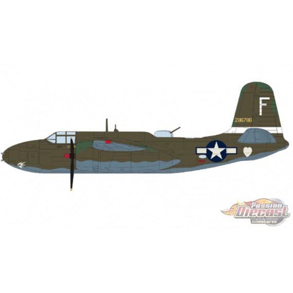 (Preorder) Douglas A-20G Havoc / USAAF 312th BG, 388th BS, 42-86786 Hell'N Pelican II, Avril 1944 / Hobby Master 1:72 HA4211