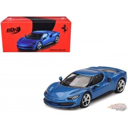 Ferrari 296 GTB Blu Corsa - BBR Models - 1:64 - BBRFER64004 Passion Diecast