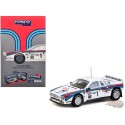 Lancia 037Rally Monte Carlo 1983 Winner  With Trading Cards - Tarmac Works - 1/64 - T64P-TL002-83RMC01