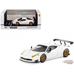 Ferrari 458 Italia GT3 - Blanc - Collaboration IXO Models - Road64 - Tarmac Works - 1/64 - T64R-074-WH