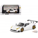 Ferrari 458 Italia GT3 - Blanc - Collaboration IXO Models - Road64 - Tarmac Works - 1/64 - T64R-074-WH