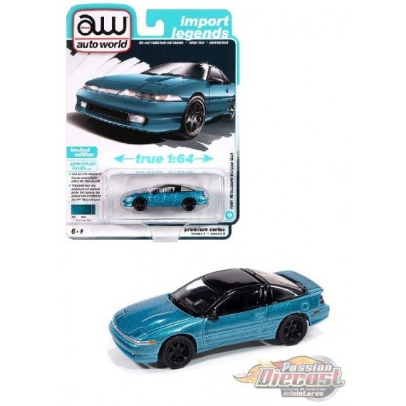 1991 Mitsubishi Eclipse GSX - Auto World - 1/64 - AW64502B E