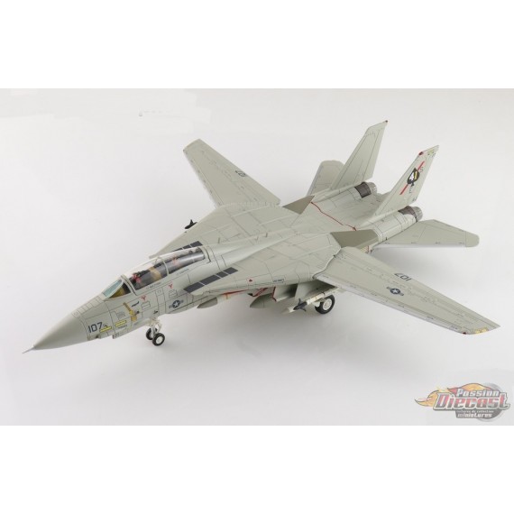  Grumman F-14A Tomcat / USN VF-41 Black Aces, AJ107 Fast Eagle 107, USS Nimitz / Hobby Master 1:72 HA5257