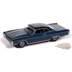 (Preorder) 1970 Plymouth Sport Fury in Jamaica Blue Poly - Auto World - 1/64 - AWSP192 B
