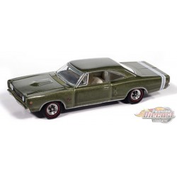 (Preorder) 1968 Dodge Coronet R/T Hardtop in Medium Green Poly - Auto World - 1/64 - AWSP194 A