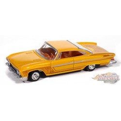 (Preorder) 1961 Dodge Phoenix Lowrider in Mango Smoothie Metallic with Lowrider Graphics - Auto World - 1/64 - AWSP195 A