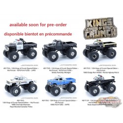 Kings of Crunch - Special Edition Hot Pursuit Crossover Release - Assortiment - 1/64 Greenlight - 49170 - Passion Diecast