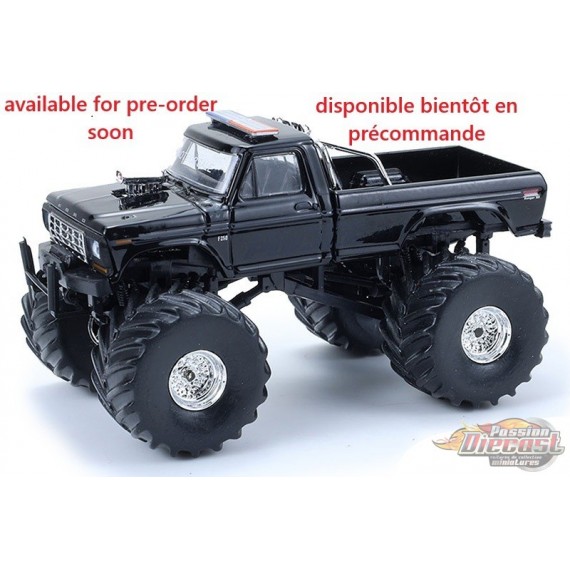 Shelby Township - 1979 Ford F-250 Monster Truck - Kings of Crunch - Edition Hot Pursuit - 1/64 Greenlight - 49170 B