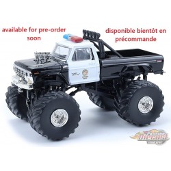 LAPD - 1978 Ford F-250 Monster Truck - Kings of Crunch - Edition Hot Pursuit - 1/64 Greenlight - 49170 A