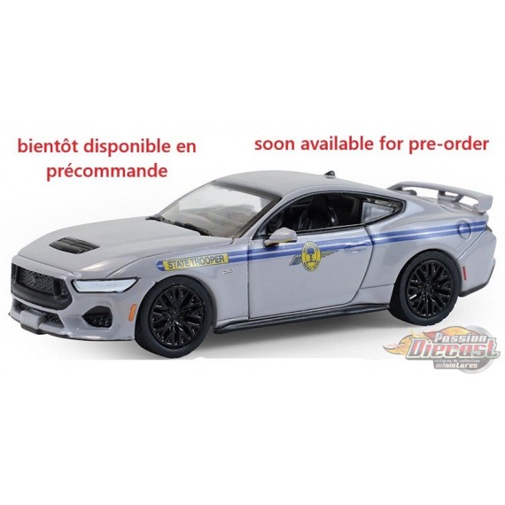 San Andreas Highway Patrol - 2023 Ford Mustang GT - Hot Pursuit Series 47 - 1/64 Greenlight - 43050 F