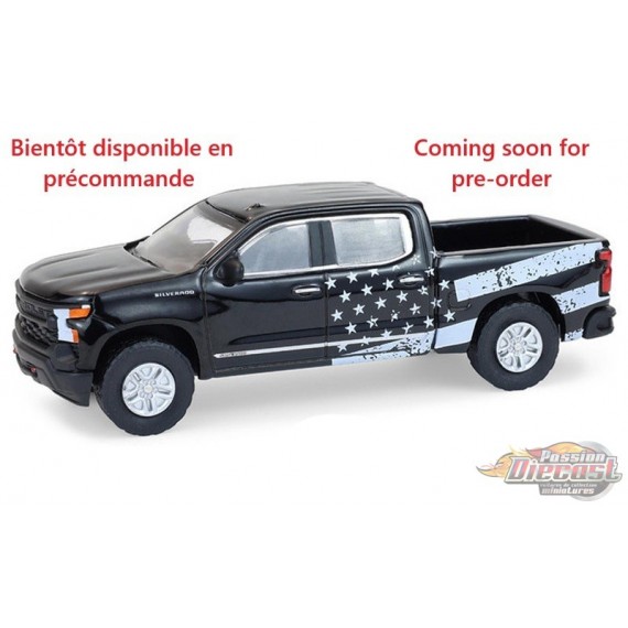 GMC Sierra 2023 en bleu métallisé dynamique - Blue Collar Collection Series 14 - 1/64 Greenlight - 35300 F