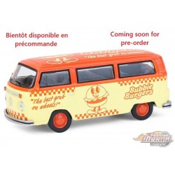 1975 Volkswagen Type 2 (T2B) Bubbie Burgers Food Truck - Blue Collar Collection Series 14 - 1/64 Greenlight - 35300 C