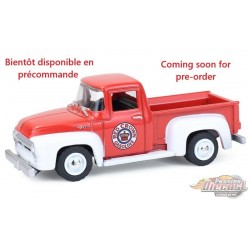 Red Crown Gasoline - 1954 Ford F-100 Pickup Truck - Blue Collar Collection Series 14 - 1/64 Greenlight - 35300 B