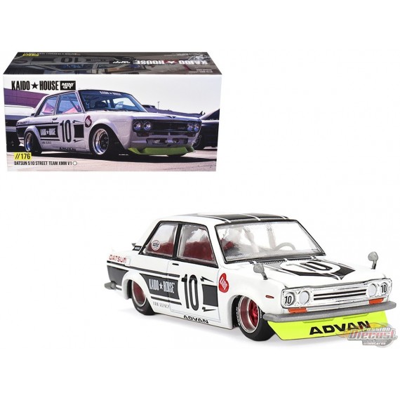 Datsun 510 Street Team XMM V1 - Mini GT - Mijo Exclusives - 1/64 - KHMG176 Passion Diecast