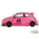 ABARTH 595 LB-WORKS x Abas Works Rose - Mini GT - 1:64 - MGT00851 Passion Diecast