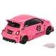 ABARTH 595 LB-WORKS x Abas Works Rose - Mini GT - 1:64 - MGT00851 Passion Diecast