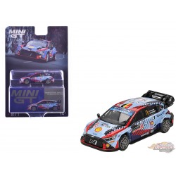 Hyundai i20 N Rally1 Hybrid No.11 2024 Rallye Monte-Carlo Winner  - Mini GT - 1:64 - MGT00871 Passion Diecast