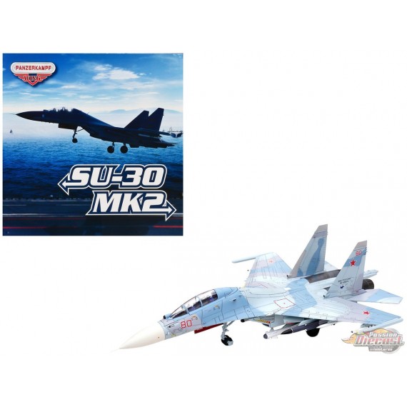 Sukhoi Su-30M2 Flanker-C / Russian Air Force, Red 80, Russie - Panzerkampf 1:72 Aircraft 14645PF80