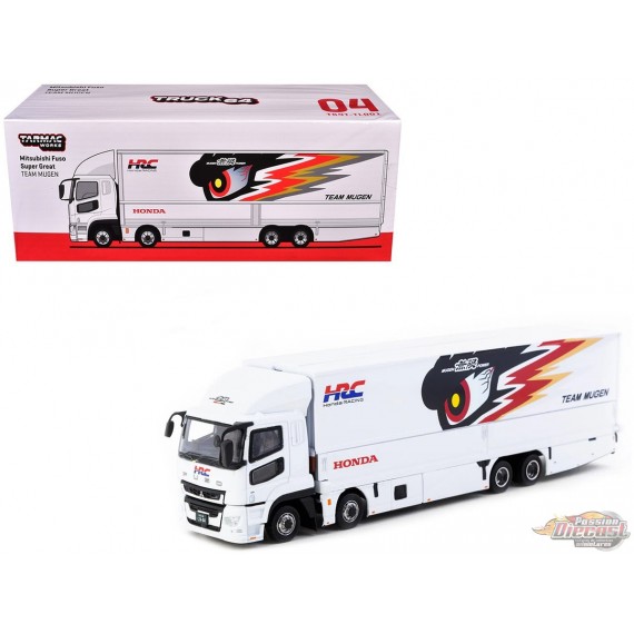 Mitsubishi Fuso Super Great Honda Racing Team Mugen - Tarmac Works - 1/64 - T64T-TL001-MU Passion Diecast