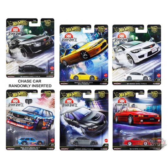 Hot Wheels - Car Culture - 1:64 - 2025 HW Ronin Run II - Release M Set Of 10 Cars - FPY86-961M -  Passion Diecast
