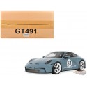 (Free shipping) PORSCHE 911 S/T BLEU RIVAGE MÉTALLISÉ 2024 - 1/18 - GT SPIRIT - GT491