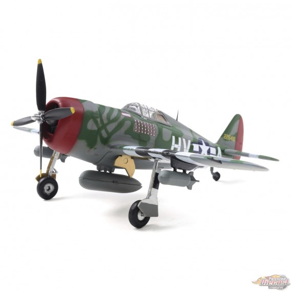 Republic P-47 Thunderbolt - Lt. Col. Francis S. "Gabby" Gabreski  US Army  -  Militaria Die Cast  1/72 - 27298-42