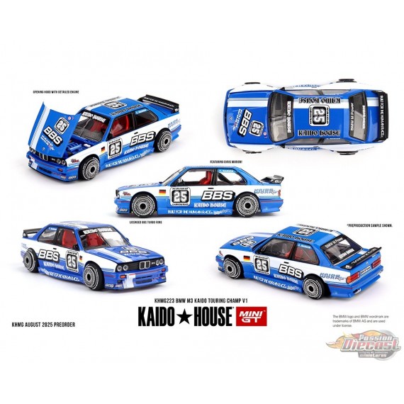 BMW M3 Kaido Touring Champ V1 - Mini GT & Kaido★House 1/64 - KHMG223 Passion Diecast