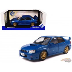 2003 Subaru Impreza WRX STI - Sonic Bleu - Solido - 1/18 - S1812301 - Passion Diecast 