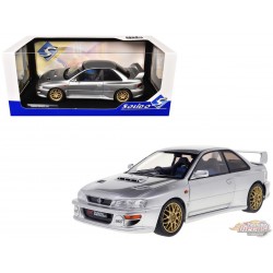 Subaru Impreza 22B 1998 - Argent - Solido - 1/18 - S1807408 - Passion Diecast 