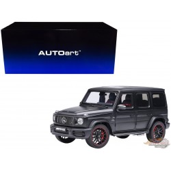 Mercedes-AMG G63 2019 (Designo Night Black Magno) - Autoart 1/18 - 76357 - Passion Diecast 