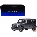 (Free shipping)  Mercedes-AMG G63 2019 (Designo Night Black Magno) - Autoart 1/18 - 76357