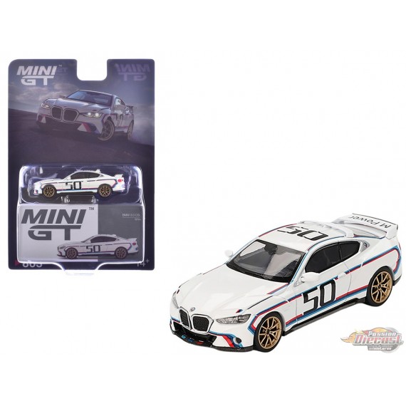 BMW 3.0 CSL Blanc - Mini GT - 1:64 - MGT00863 Passion Diecast