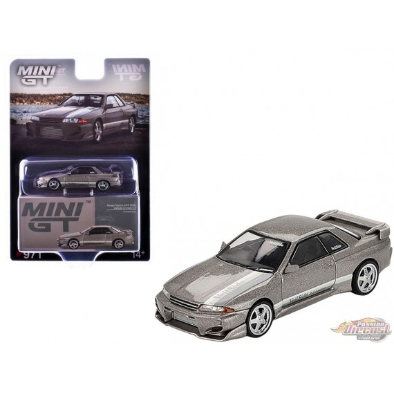 Nissan Skyline GT-R (R32) Veilside Combat C-I - Veilside Combat Grey - Mini GT - 1:64 - MGT00971 Passion Diecast