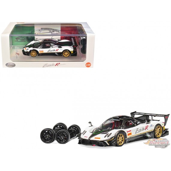 Pagani Zonda Revolucion - White - Limited Edition - CM Model - 1:64 - CM64-REVOLUCION-08 Passion Diecast