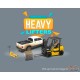 Figures Heavy Lifters Forklift Set - American Diorama - 1/64 - AD-2431MJ Passion Diecast