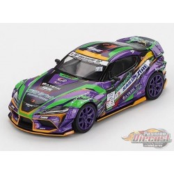 Japan Exclusive Toyota GR Supra KUHL 2021 D1GP EVANGELION RACING 2021 - Mini GT - 1:64 - MGT00951 Passion Diecast