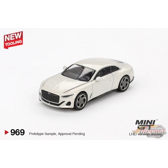 Bentley Batur - Bonneville Pearl - Mini GT - 1:64 - MGT00969 Passion Diecast