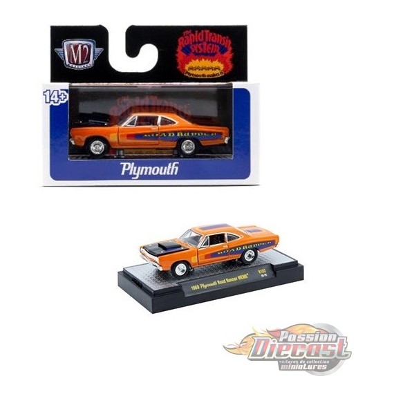 1969 Plymouth Road Runner HEMI - Auto-Thentics Release 102 - M2 Machine - 1:64 - 32500-102 D