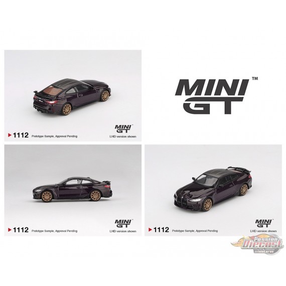 BMW M4 M-Performance (G82) - Daytona Violet - Mini GT - 1:64 - MGT01112 Passion Diecast