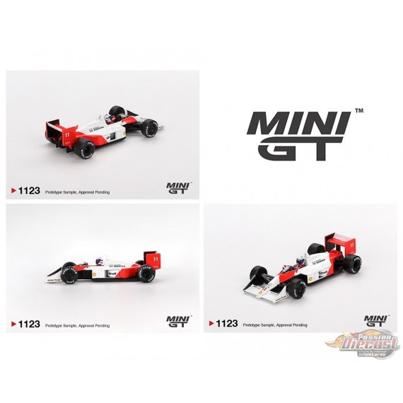 McLaren MP4/4 No.11 Alain Prost 1988 Japanese Grand Prix 2nd Place - Mini GT - 1:64 - MGT01123 Passion Diecast