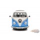 VOLKSWAGEN T1 SAMBA - BLUE & WHITE 1962 - Solido - 1/18 - S1813401 - Passion Diecast 