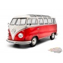(Preorder) VOLKSWAGEN T1 SAMBA - RED & WHITE 1962 - Solido - 1/18 - S1813401
