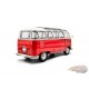 VOLKSWAGEN T1 SAMBA - RED & WHITE 1962 - Solido - 1/18 - S1813401 - Passion Diecast 