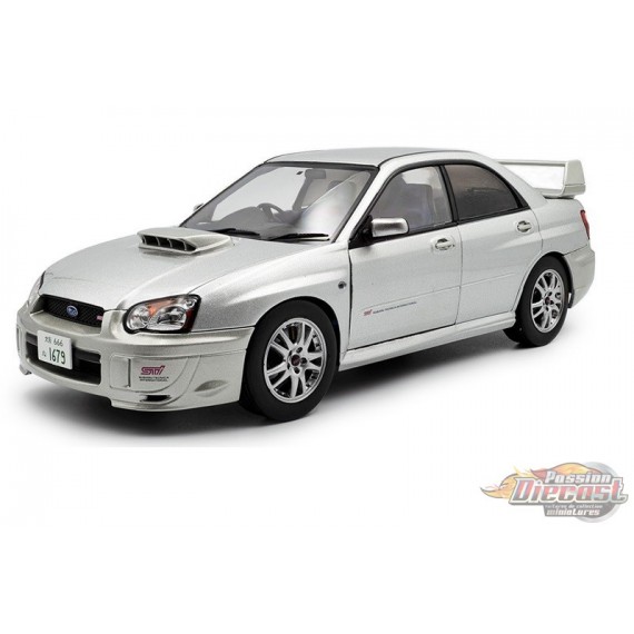 Subaru Impreza WRX STI 2003 Silver - Solido - 1/18 - S1812303 - Passion Diecast 
