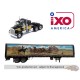 1976 Kenworth W900 Semi Truck with Trailer - Black with Graphics - IXO Models - 1:64 - U64TRTR004S