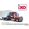 (Preorder) Ford LTL-9000 1978 - Noir, rouge et blanc (camion de brochure de vente) - IXO Models - 1:64 - U64TR014