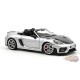 Porsche 718 Spyder RS Pack Weissach 2023 GT - Argent métallisé - Norev 1-18 - 187270 - Passion Diecast