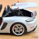 Porsche 718 Spyder RS Pack Weissach 2023 GT - Argent métallisé - Norev 1-18 - 187270 - Passion Diecast