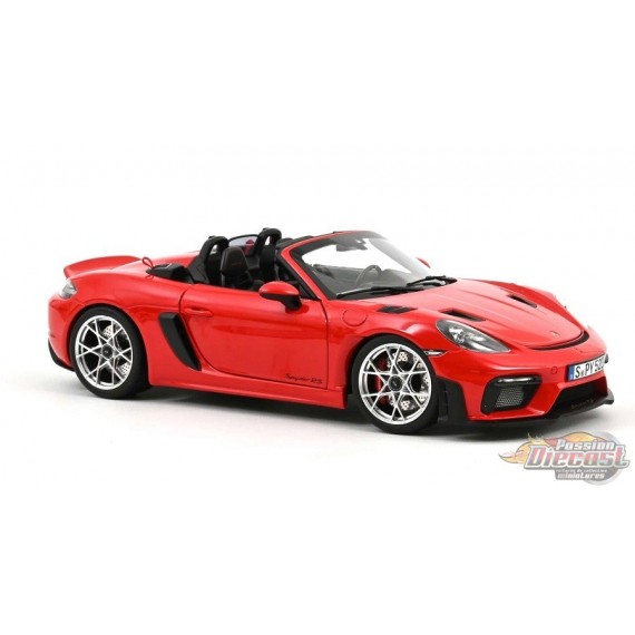 Porsche 718 Spyder RS ​​2023 Rouge Guards - Norev 1-18 - 187271 - Passion Diecast
